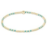 enewton Design HOPE JOY PATTERN 2MM BEAD BRACELET - TURQUOISE