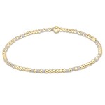 enewton Design HOPE JOY PATTERN 2MM BEAD BRACELET - WHITE