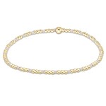 enewton Design HOPE SINCERITY PATTERN 2MM BEAD BRACELET - WHITE