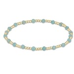 enewton Design GEMSTONE GOLD SINCERITY PATTERN 3MM BEAD BRACELET - AMAZONITE