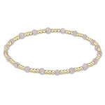 enewton Design GEMSTONE GOLD SINCERITY PATTERN 3MM BEAD BRACELET - MOONSTONE