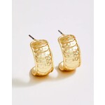 Spartina Karina Hoop Earrings 18mm Gold