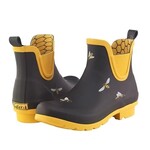 Black Bees Chelsea Rain Boots