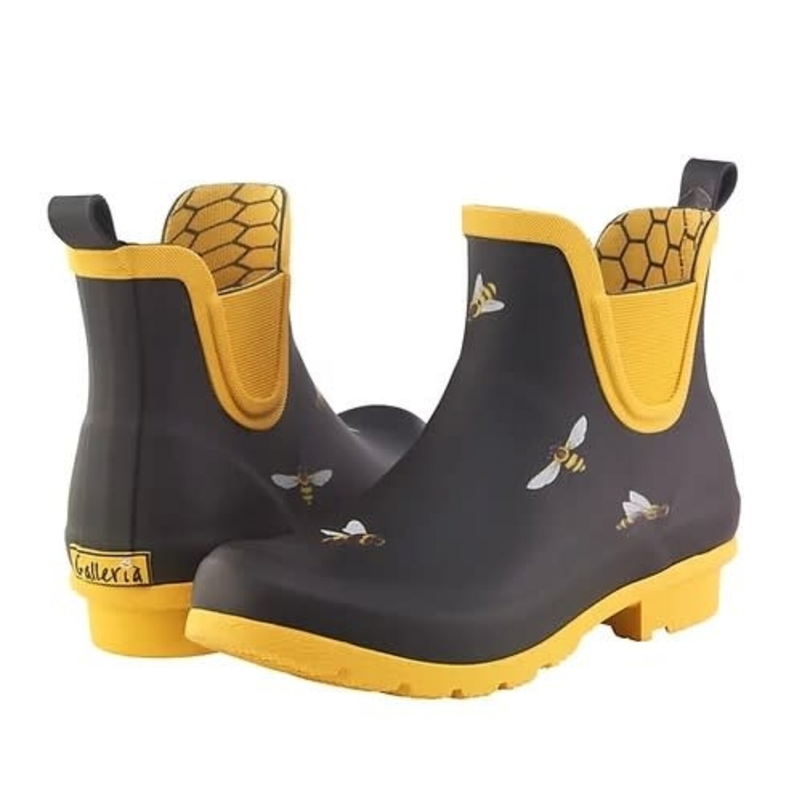 Black Bees Chelsea Rain Boots