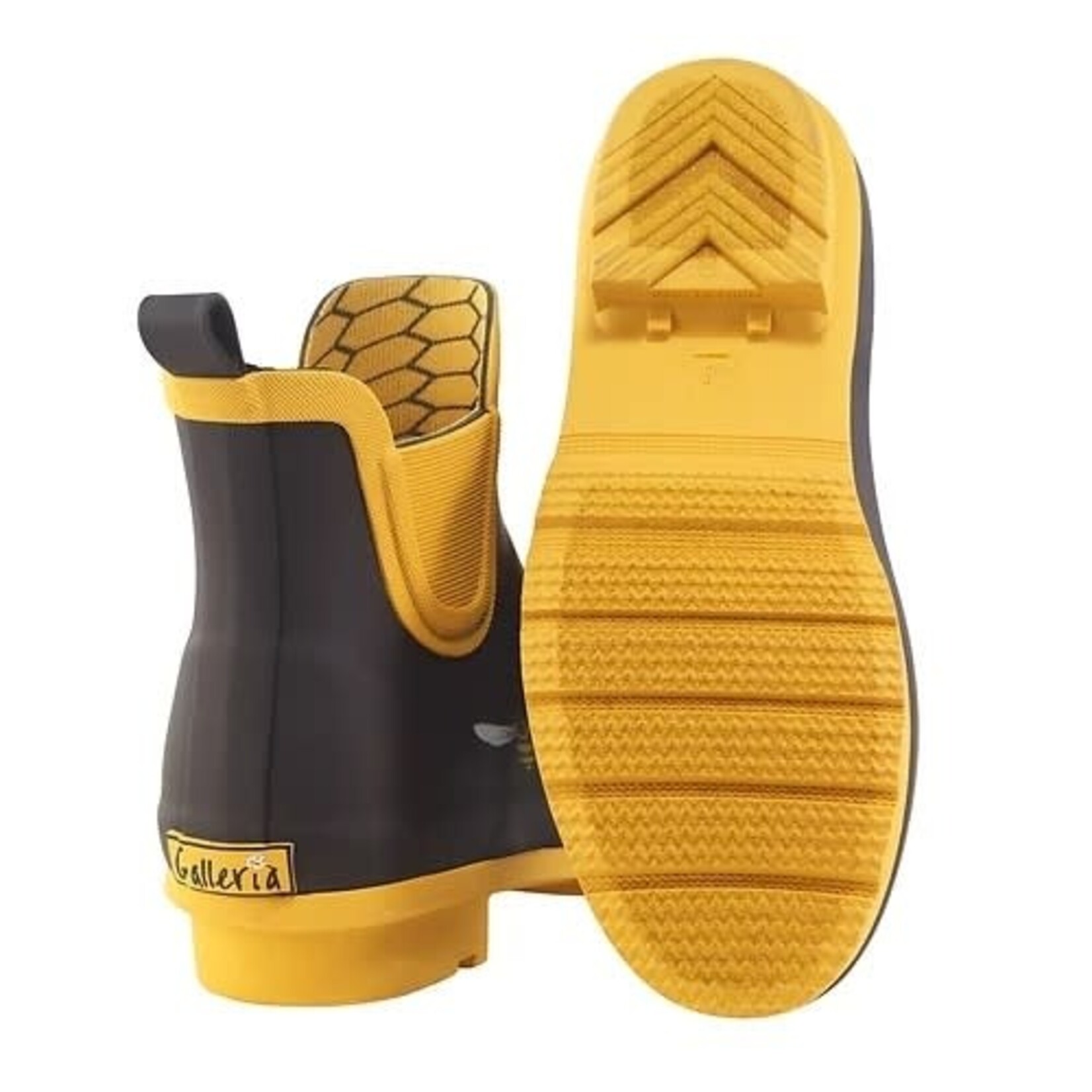 Black Bees Chelsea Rain Boots