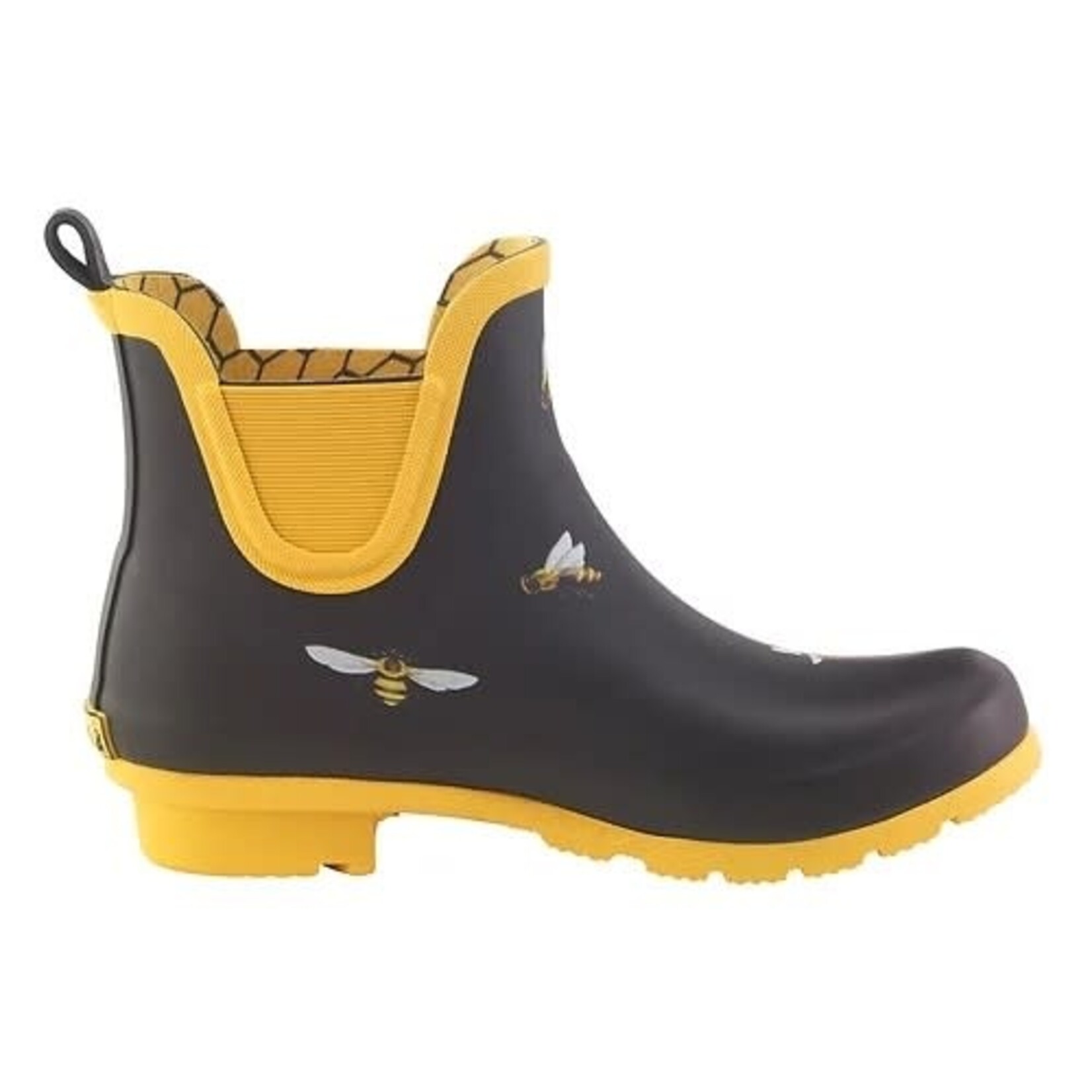 Black Bees Chelsea Rain Boots