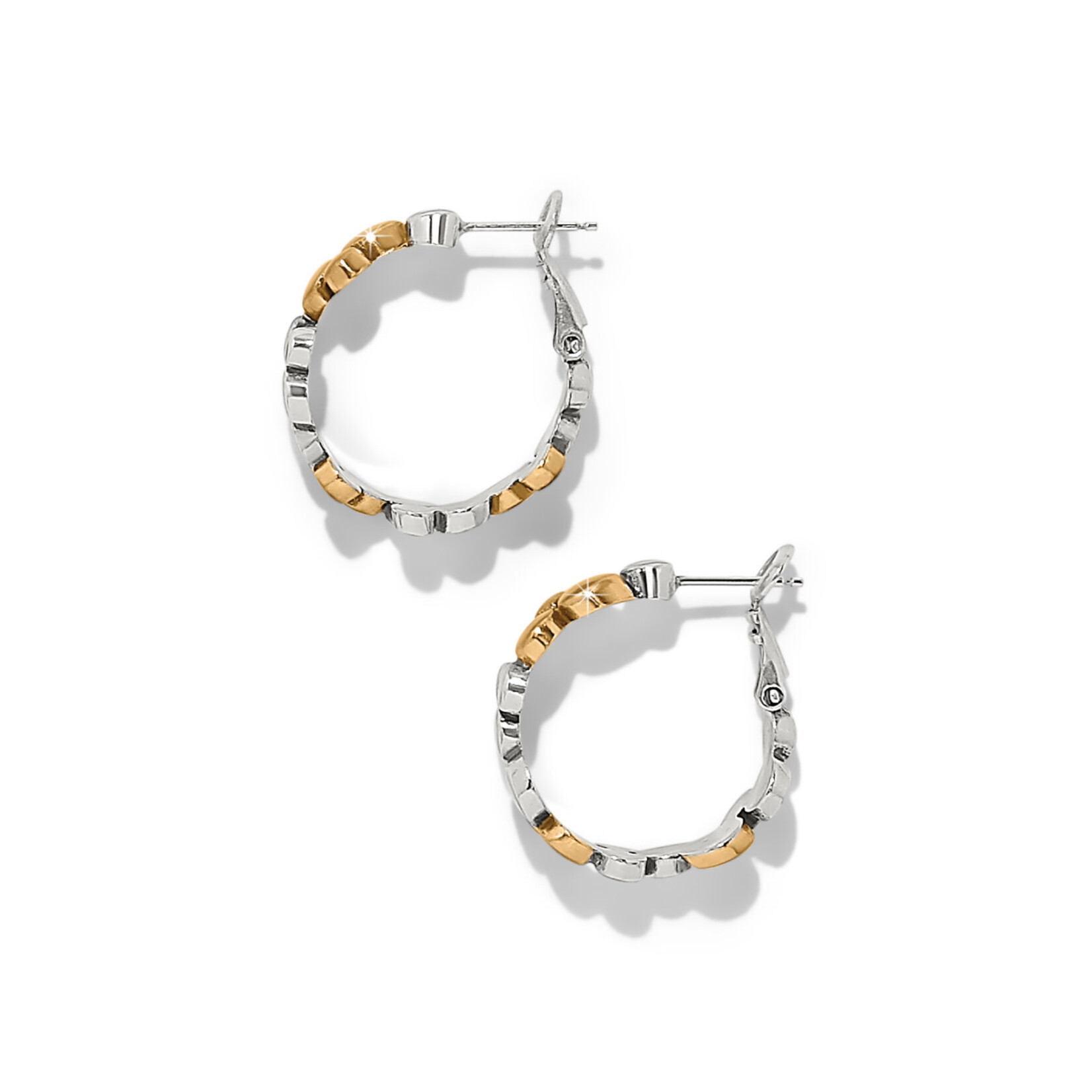 Brighton Pebble Edge Small Hoop Earrings