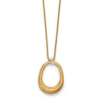 Brighton Meridian Geo Open Ring Pendant Necklace