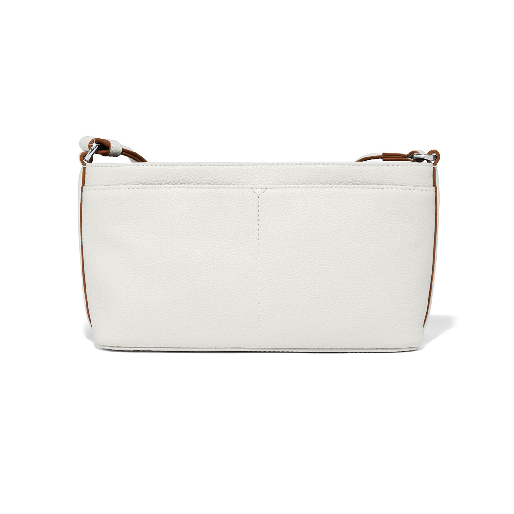 Brighton Belize Small Crossbody Bag in Optic White