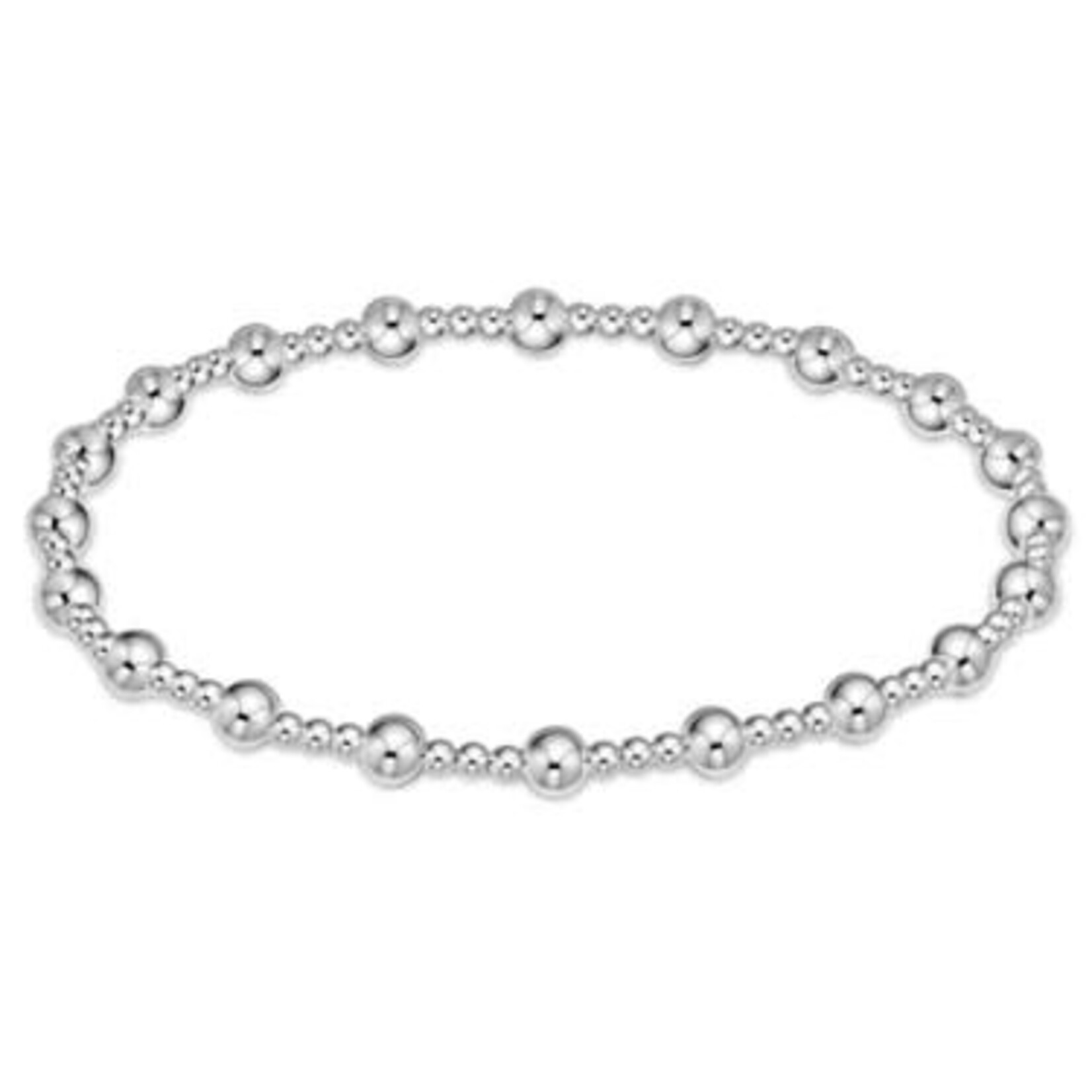 enewton Design CLASSIC SINCERITY PATTERN 4MM BEAD BRACELET - STERLING