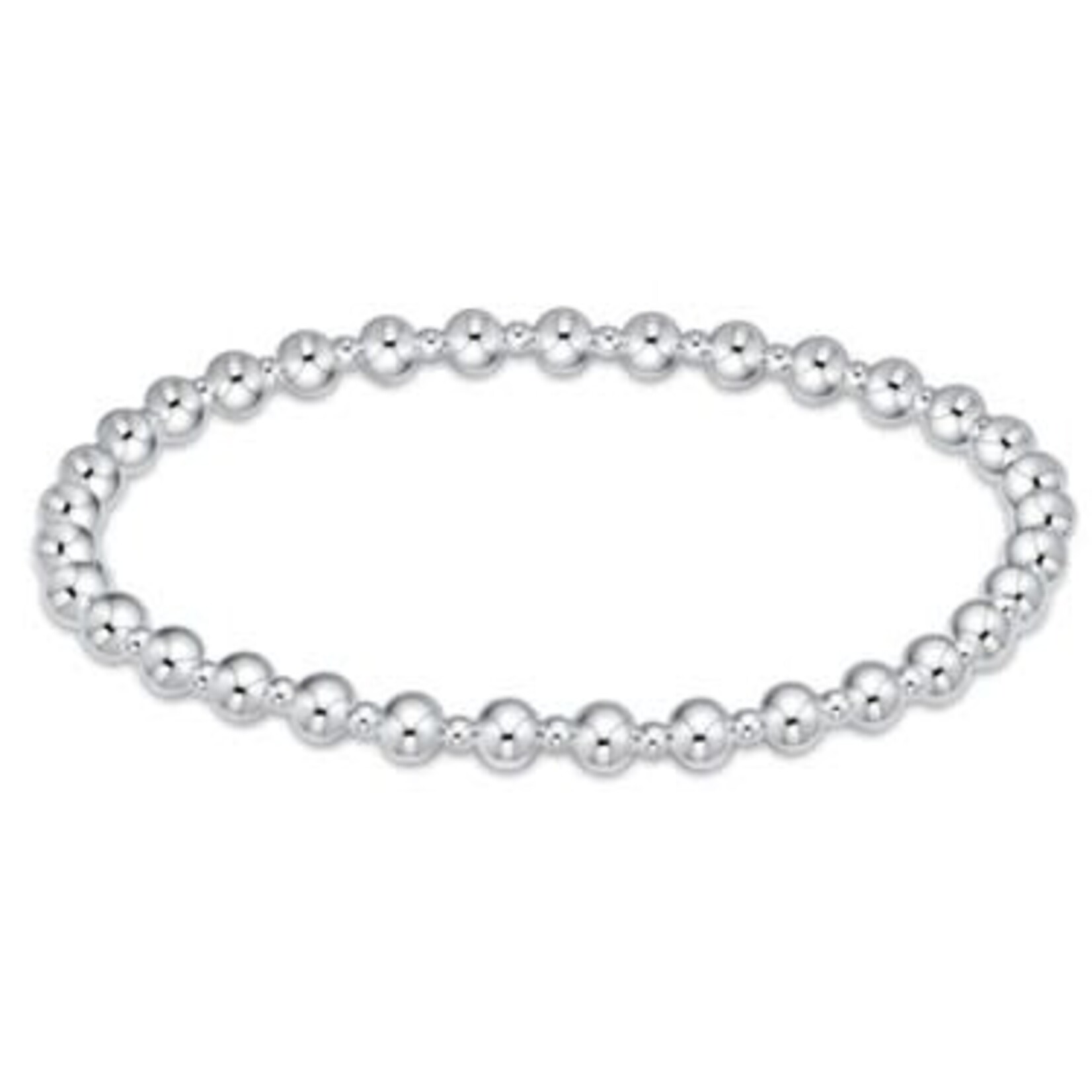 enewton Design CLASSIC GRATEFUL PATTERN 4MM BEAD BRACELET - STERLING