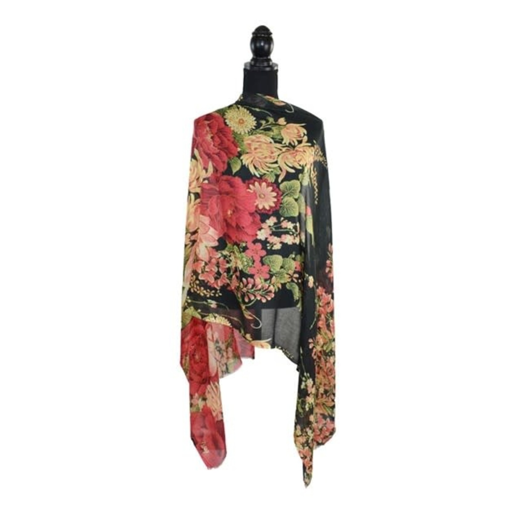 Jasmine Gorgeous Floral Cashmere Scarf