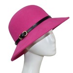 Jeremy Wool Bucket Hat in Fuchsia