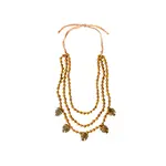 Organic Tagua Jewelry Mercedes Tagua Necklace in Olive