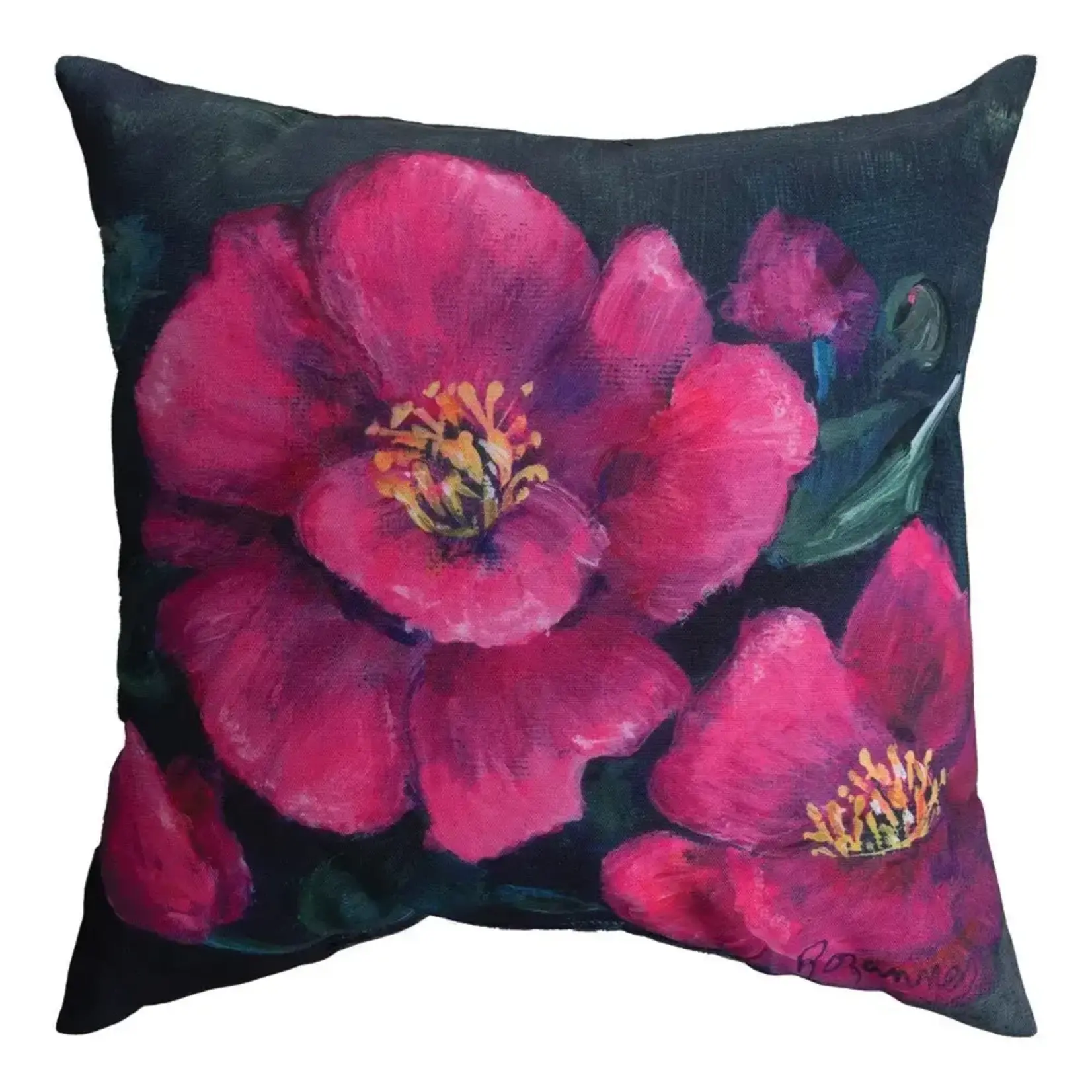 Manual Woodworkers & Weavers Camillia Pink Climaweave Pillow
