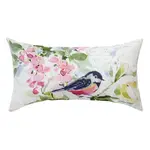 Manual Woodworkers & Weavers Watercolor Birds & Butterflies Climaweave Pillow 17x9