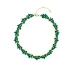 Eye Candy Los Angeles Hadley Necklace in Green