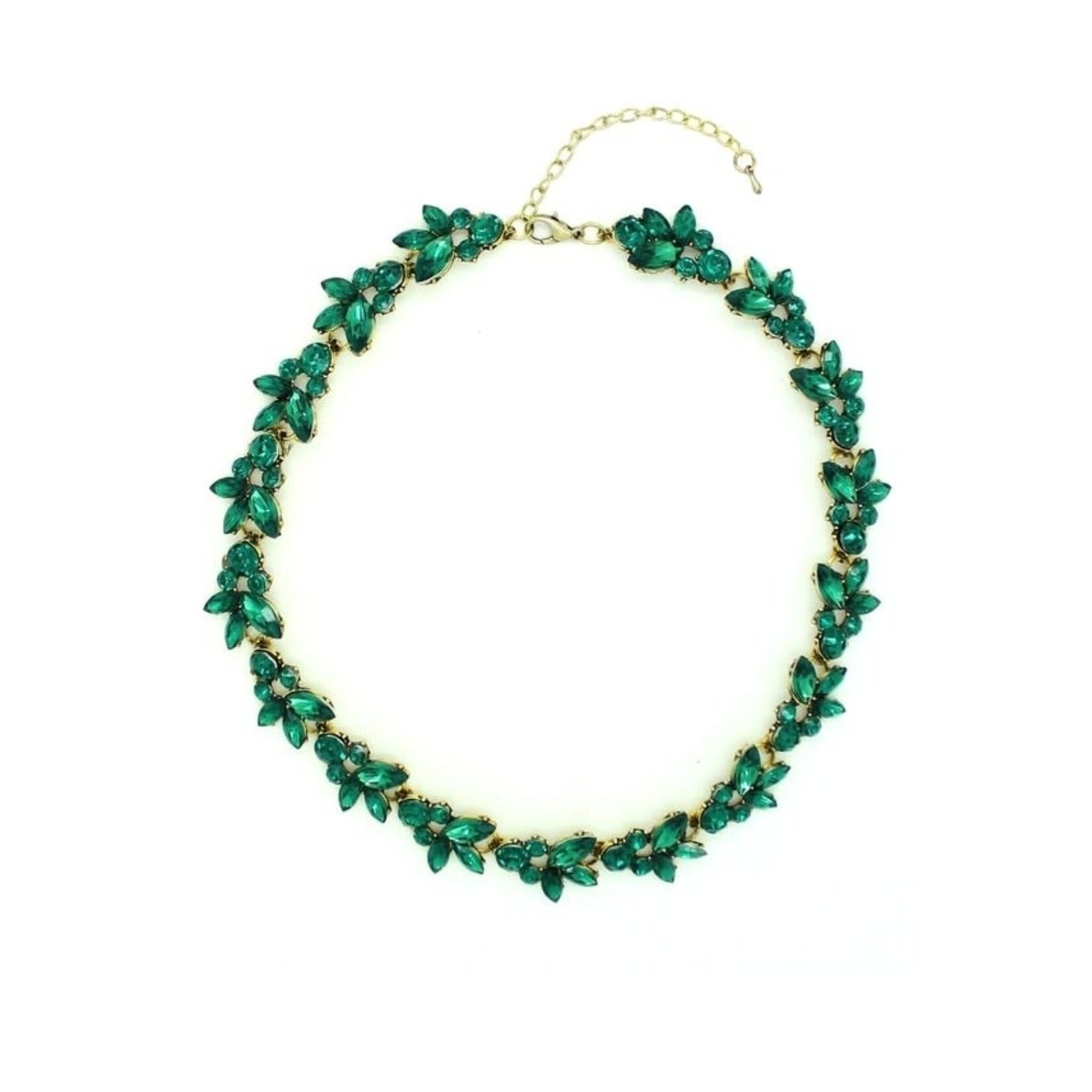 Eye Candy Los Angeles Hadley Necklace in Green