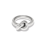 Brighton Interlok Single Knot Silver Ring