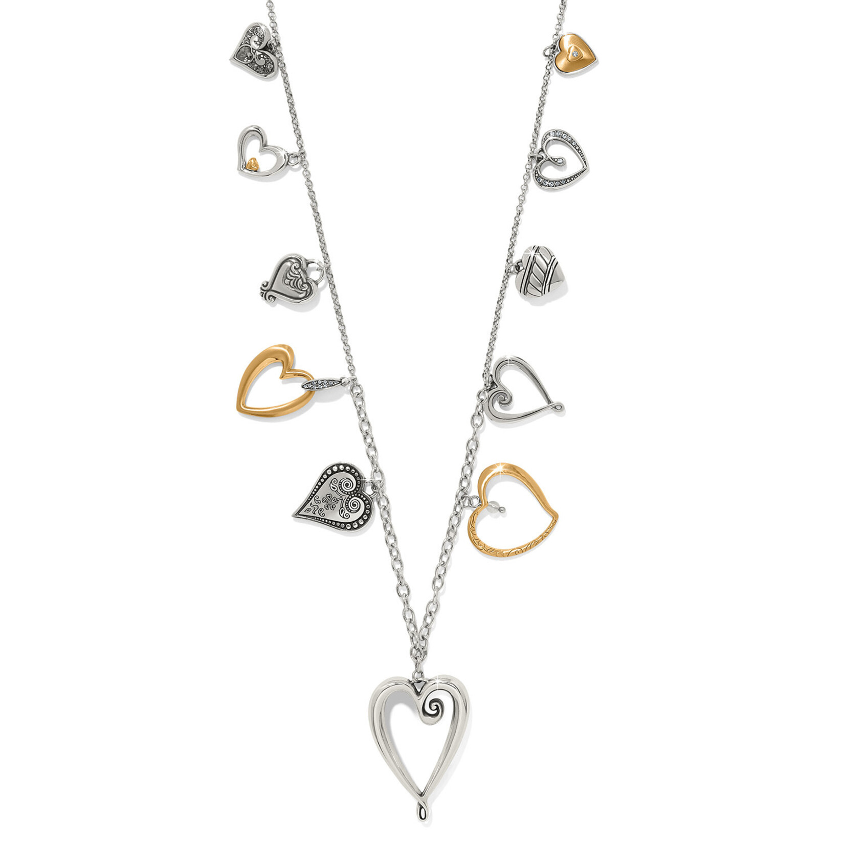 Brighton One Heart Large Long Necklace