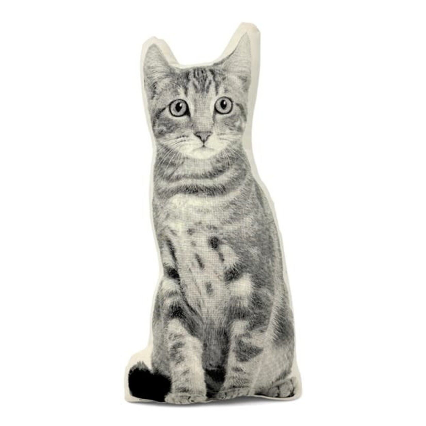 Broderpress Cat Pillow 7" x 15"