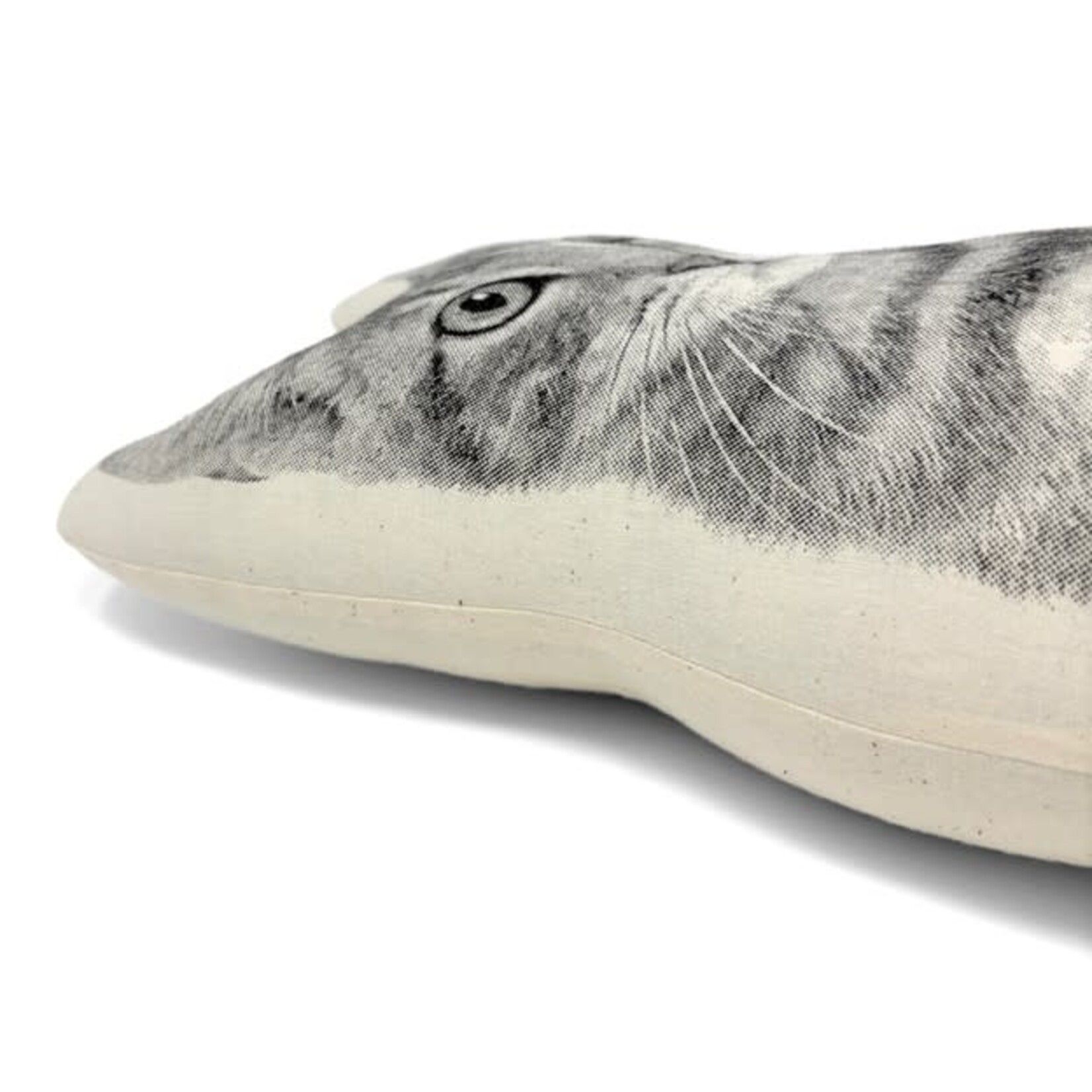 Broderpress Cat Pillow 7" x 15"