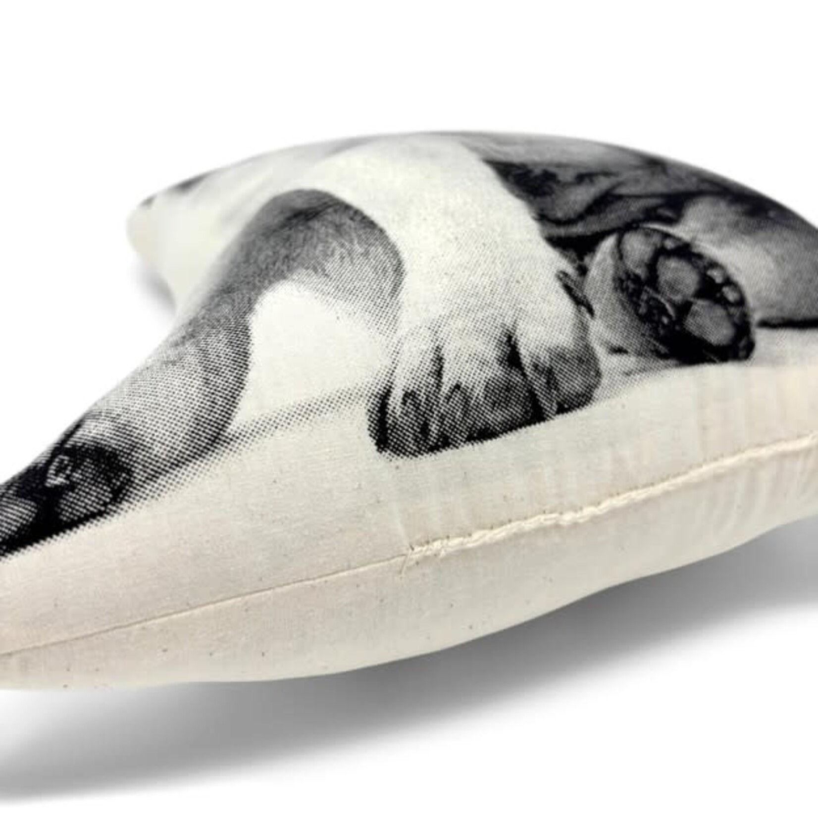 Broderpress Pug Pillow 8" x 15"