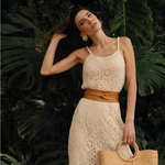 ADA Original Leather Wrap Belt in Tan