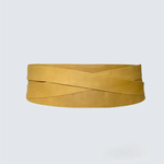 ADA Original Leather Wrap Belt in Sol Yellow