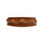 ADA Original Leather Wrap Belt in Cognac Extra Length