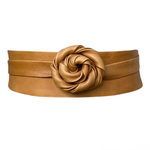 ADA Original Leather Wrap Belt in Caramel