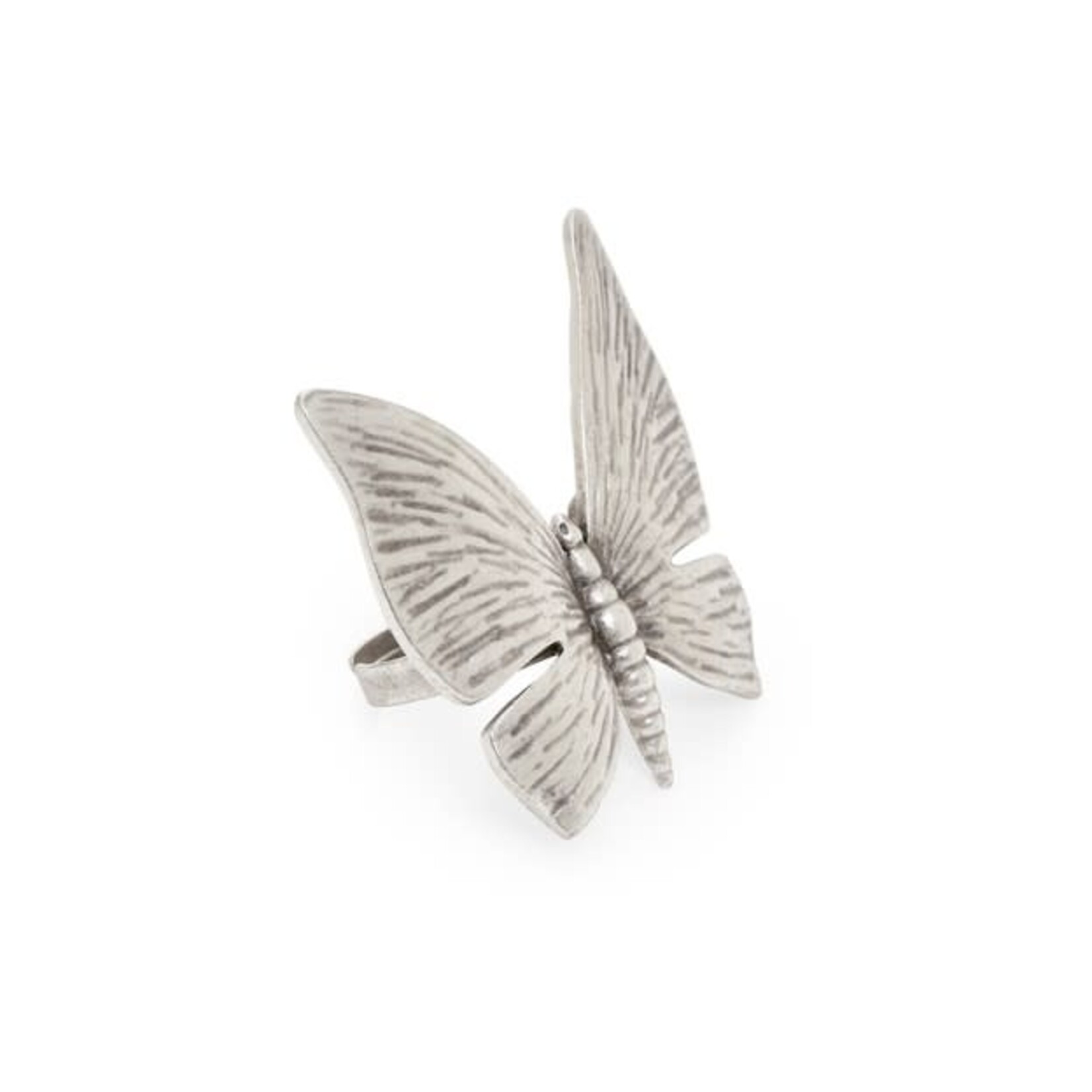Chanour Butterfly Pewter Ring