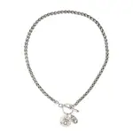 Chanour Handmade Pewter/Slvr Plated  Bee Toggle Necklace