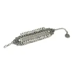 Chanour Handmade Pewter/Slvr Plated Detailed Bracelet