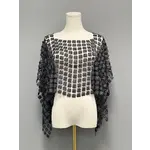 Ellyndale Lace Poncho in Black