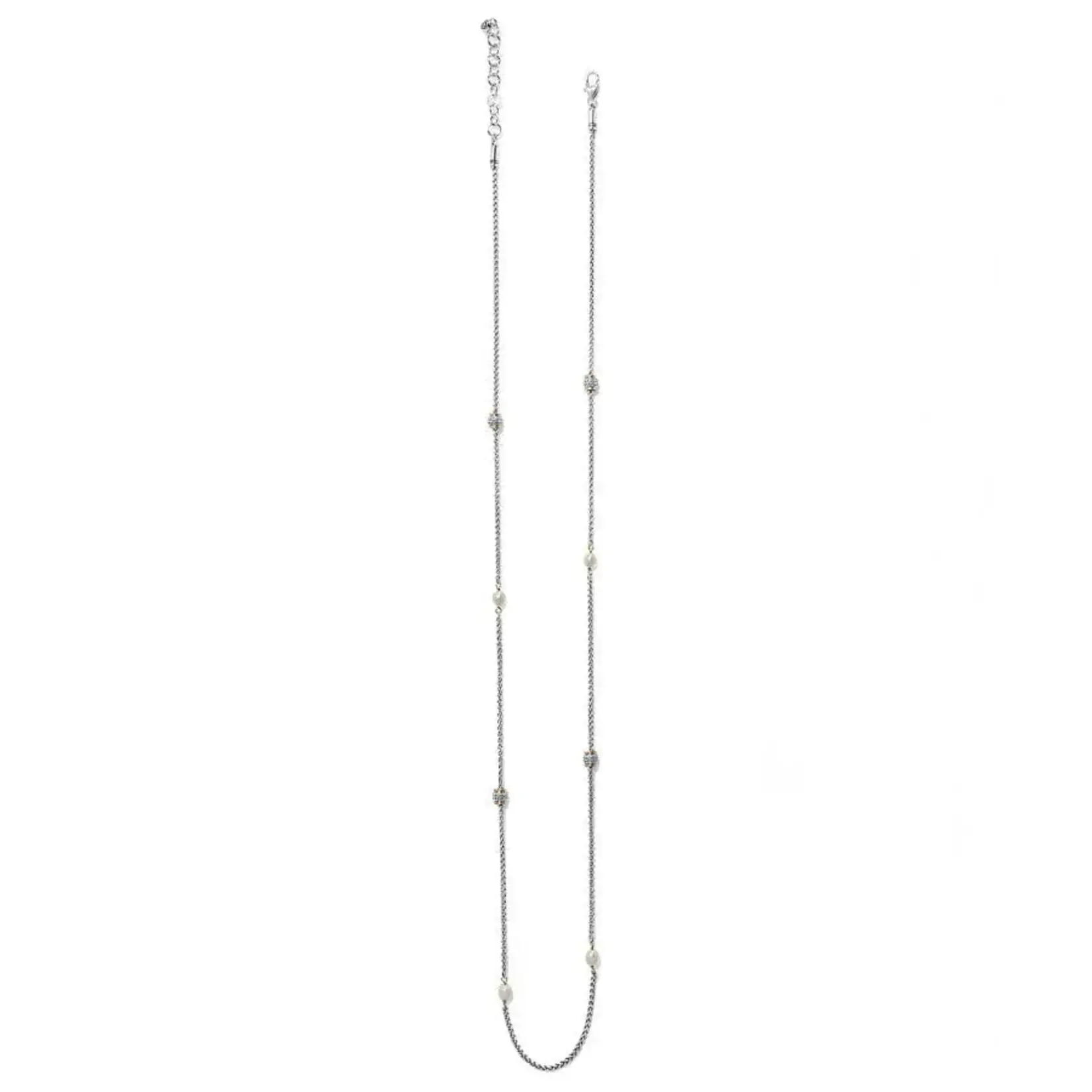 Brighton Meridian Petite Pearl 2 Tone Long Necklace