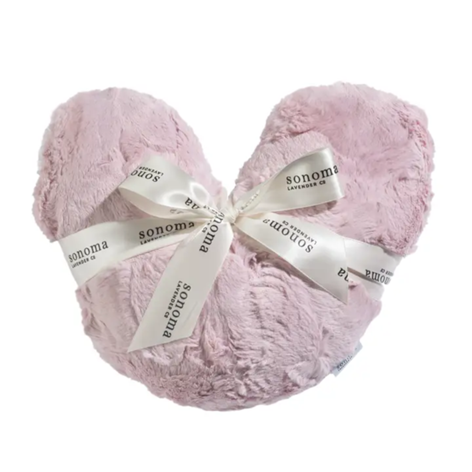 Sonoma Lavender Warming Heart 12" Pillow in Rosewater Pink