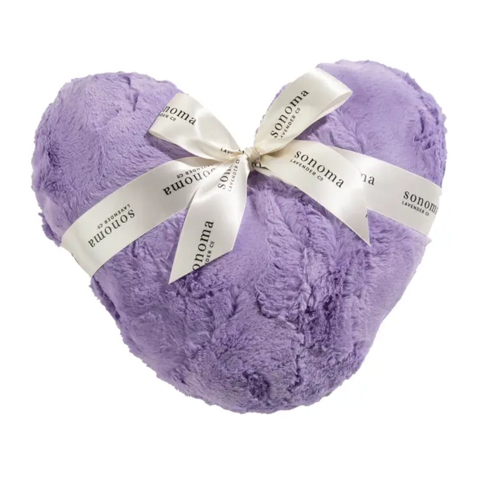 Sonoma Lavender Warming Heart 12" Pillow in Lavender Bellflower