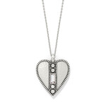 Brighton Pretty Tough Gem Heart Crystal Necklace