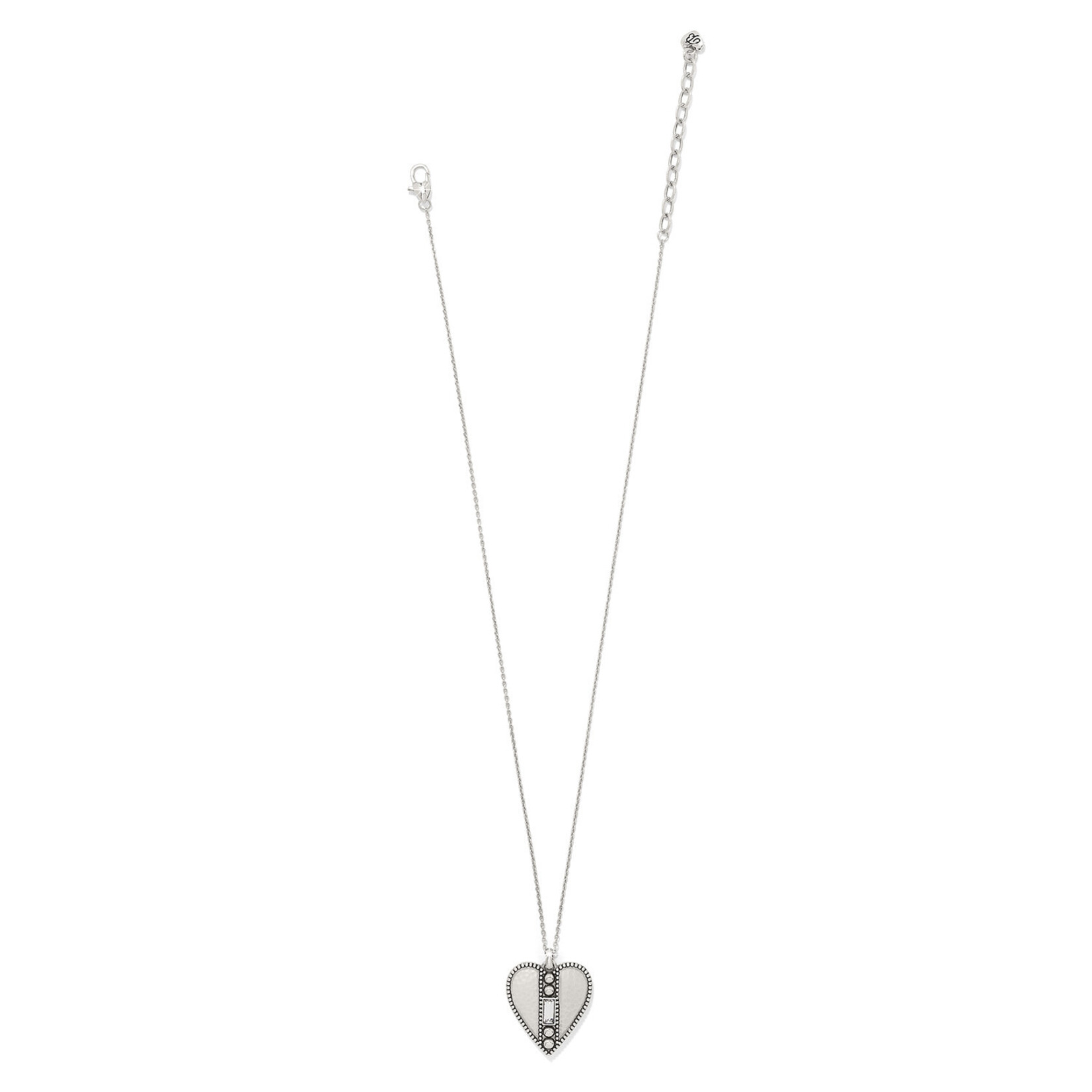 Brighton Pretty Tough Gem Heart Crystal Necklace
