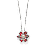 Brighton Everbloom Pearl Ruby Necklace