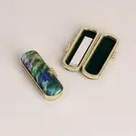 Cathayana Artist Painting Print Lipstick Case with Mirror in Monet Garden
