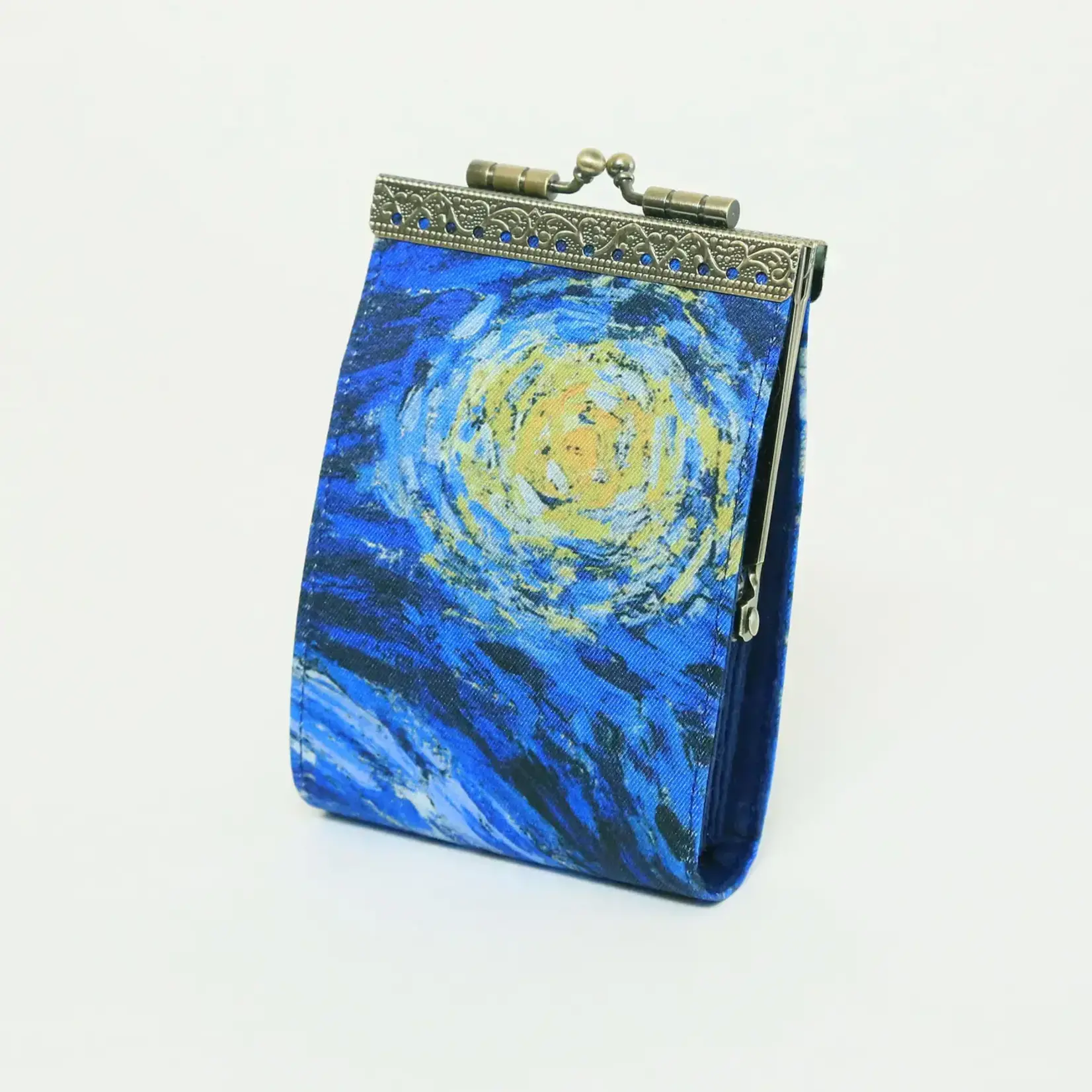 Cathayana Artist Painting Prints Card Holder with Rfid Protection Starry Night