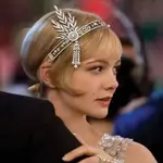Gatsby Style Headdress in Gold