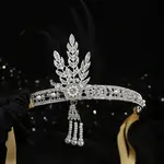 Gatsby Style Headdress in Silver