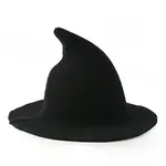 Women Witch Hat For Halloween Spire Knitted Cap