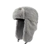 Cold-Proof Wind-Proof Earmuffs Hat in Grey