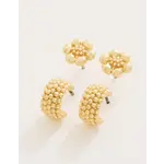 Spartina Louisa Earrings Set in Gold