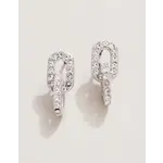 Spartina SLV Stud Earrings Unbreakable/Links Silver