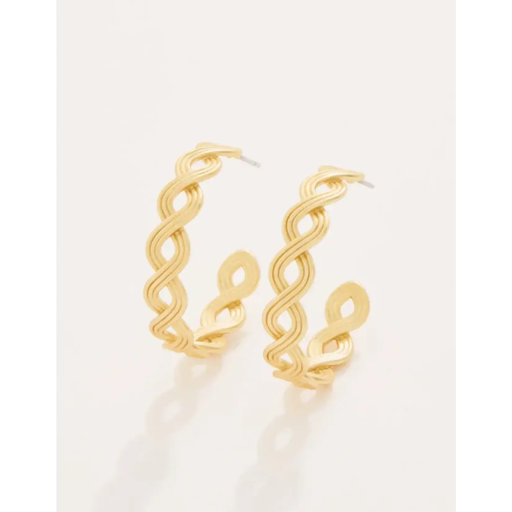 Spartina Wilson Creek Hoop Earrings Gold